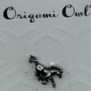 Origami Owl Sterling Silver Horse Charm